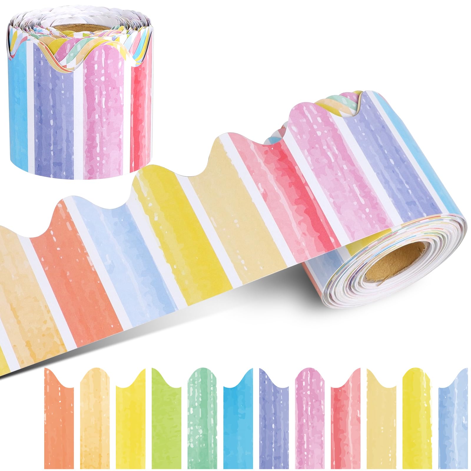 Buy Liengoron Bulletin Board Border Strip Watercolour Bulletin Board