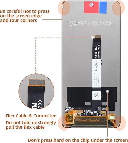 Miniatura 6 de A-MIND Para Xiaomi Poco X3/X3 Pro/X3 NFC Pantalla LCD táctil Digitalizador Reemplazo de pantalla completa Kits de reparación de montaje con