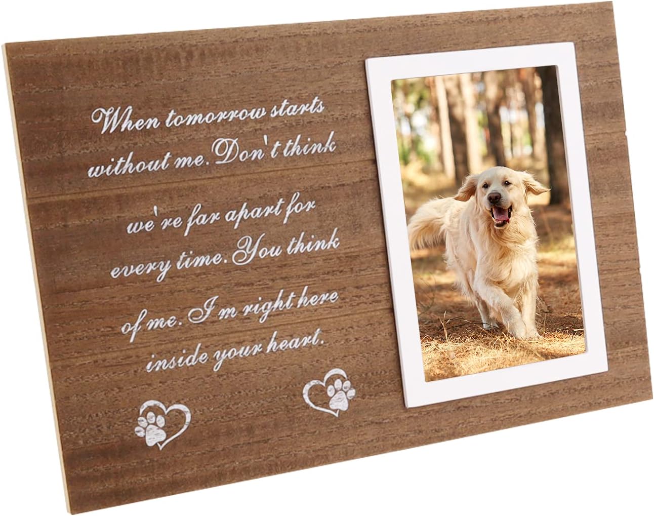 NEWDREAM Elegant Signs Dog Frames for Pictures Memorial