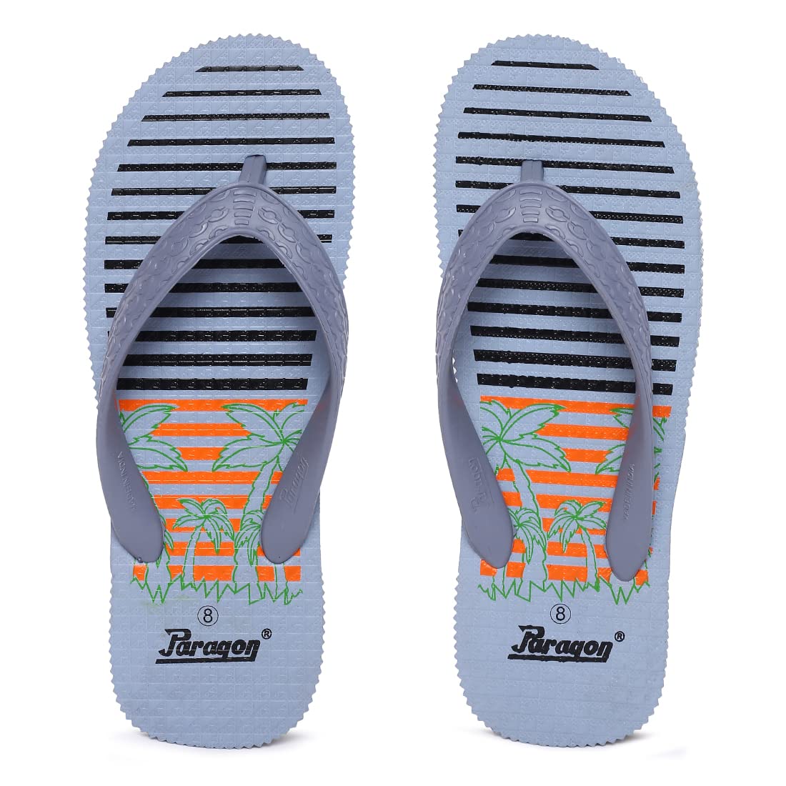 PARAGON HWK3708G Mens Lightweight, Waterproof Flip Flops | Comfortable Hawai Slippers with Durable & Cushioned Footbed & Sturdy Build for Outdoor Use Grey (B0BQM7MVGG) Amazon Price History, Amazon Price Tracker