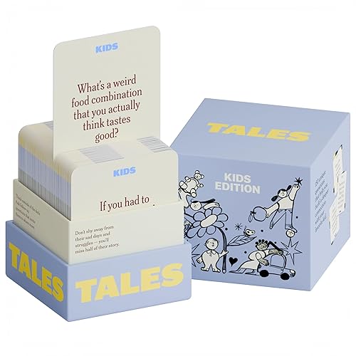 TALES Conversation Cards, Kids Edition 150 Count, Fun Family Games