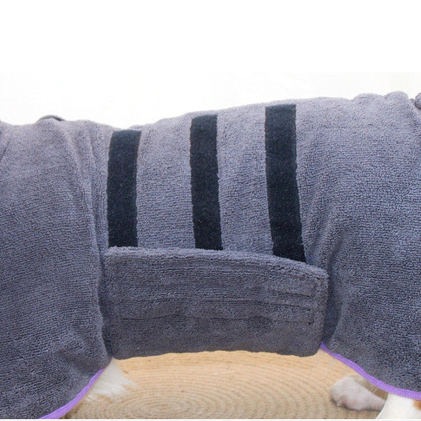 Peignoir Séchant pour Chien Serviette en Microfibre Douce à Séchage Rapide | Robe De Bain Pour Chien Idéal pour le Toilettage à la Maison, les Voyages, l'Hiver, la Baignade, les Jours de