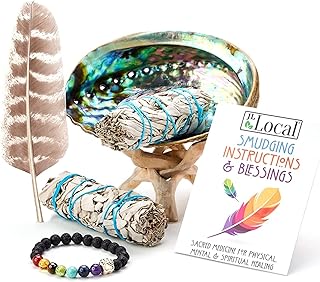 2 White Sage Bundles Smudging Kit Smudge Stick Gift Kit + Instructions & Blessings | Smoke Cleansing, Smudge Ceremony