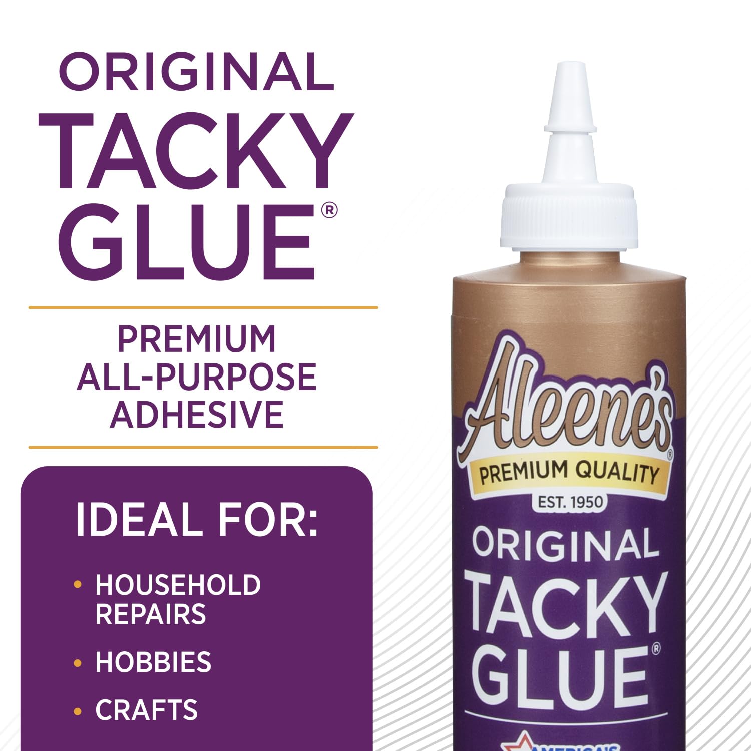 Aleene's Tacky Glue - 8 oz All Purpose Adhesive -3