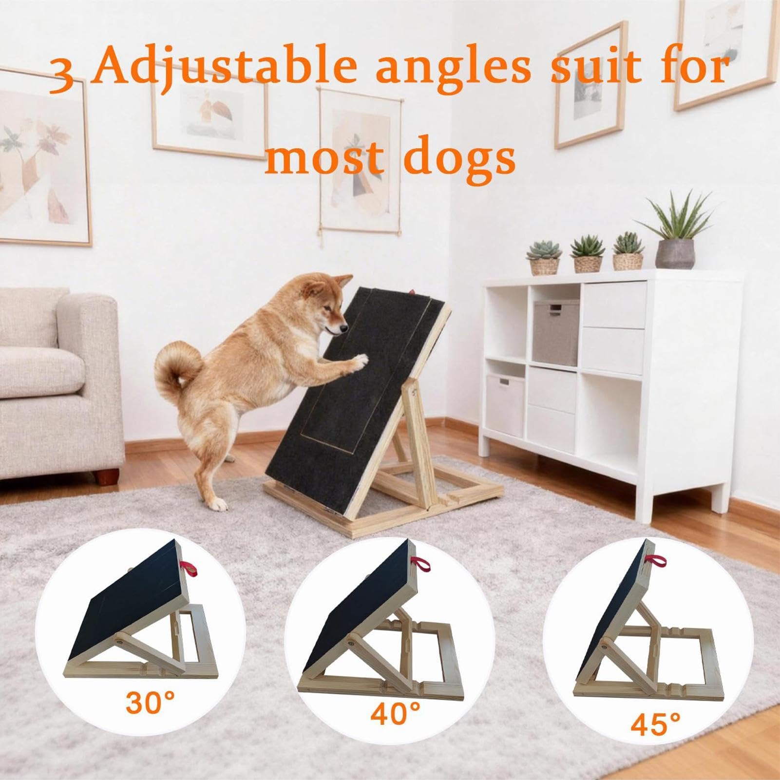 Planche à Griffer pour les Ongles des Chiens Tapis de Limage Réglable