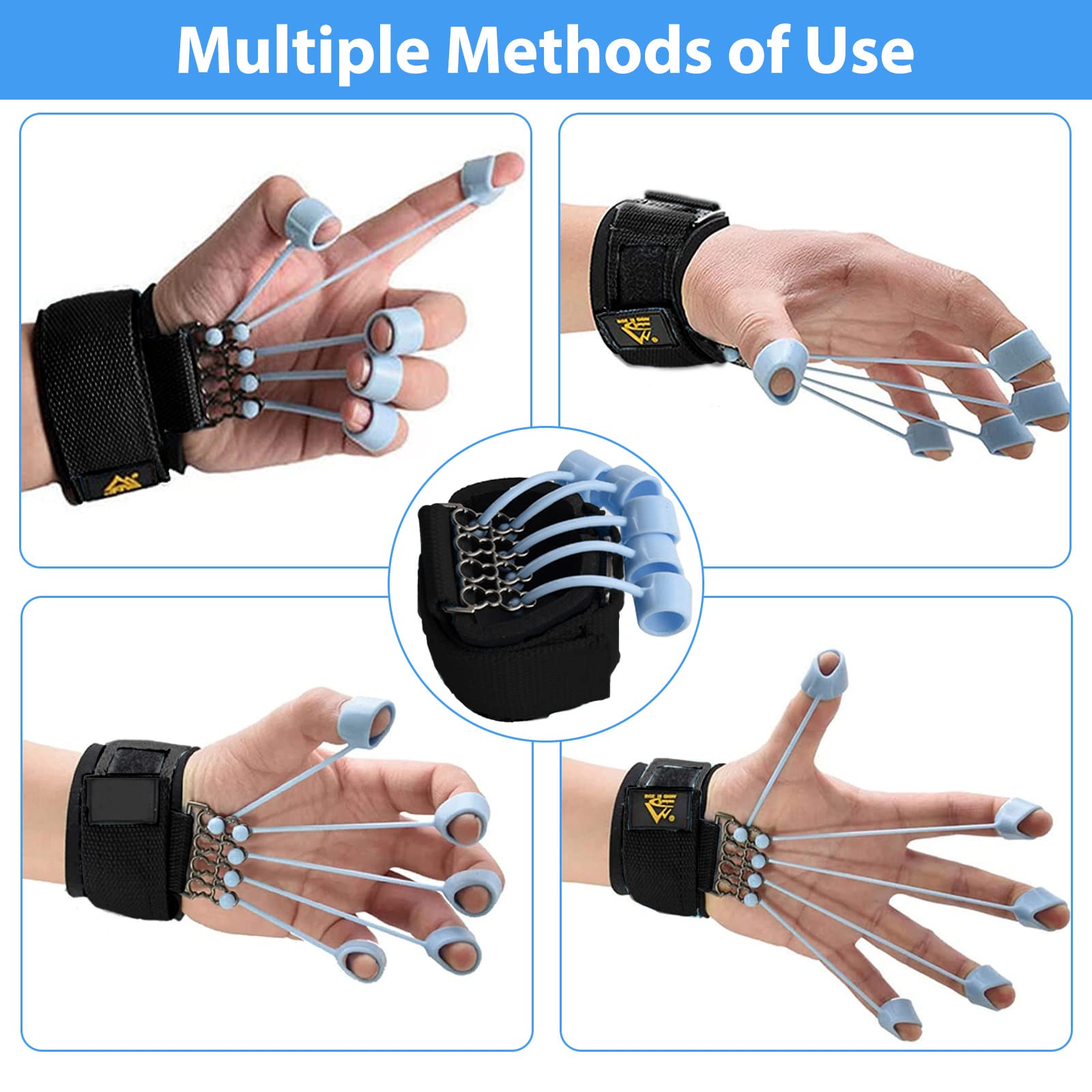 Hand Grip Strengthener HOTUT - Exerciseur Doigts Et Main - Pour Musculation, Escalade, Stress