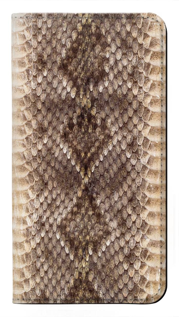 Housse cuir iPhone 15 Pro Max | Étui flip imprimé serpent - 5