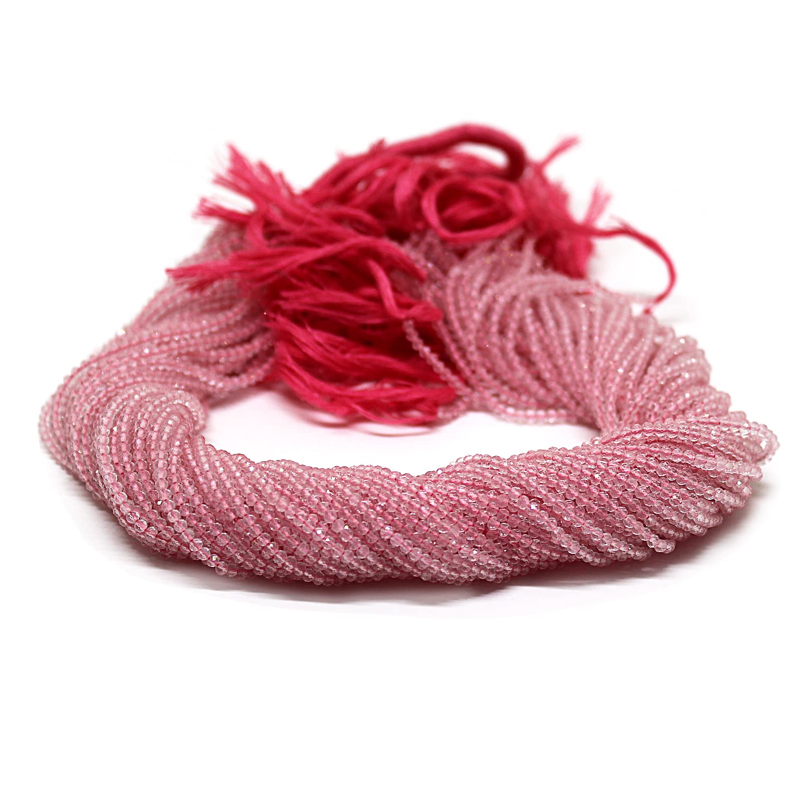 SUPERFINDINGS 2 Fili Di Perline Di Smeraldo Naturale A Forma Di Colonna Sfaccettate Perline Lisce Genuine - Foto 13