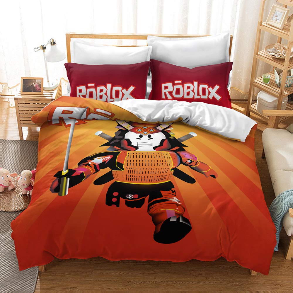 NICHIYO Roblox Beddengoedset, dekbedovertrek en
