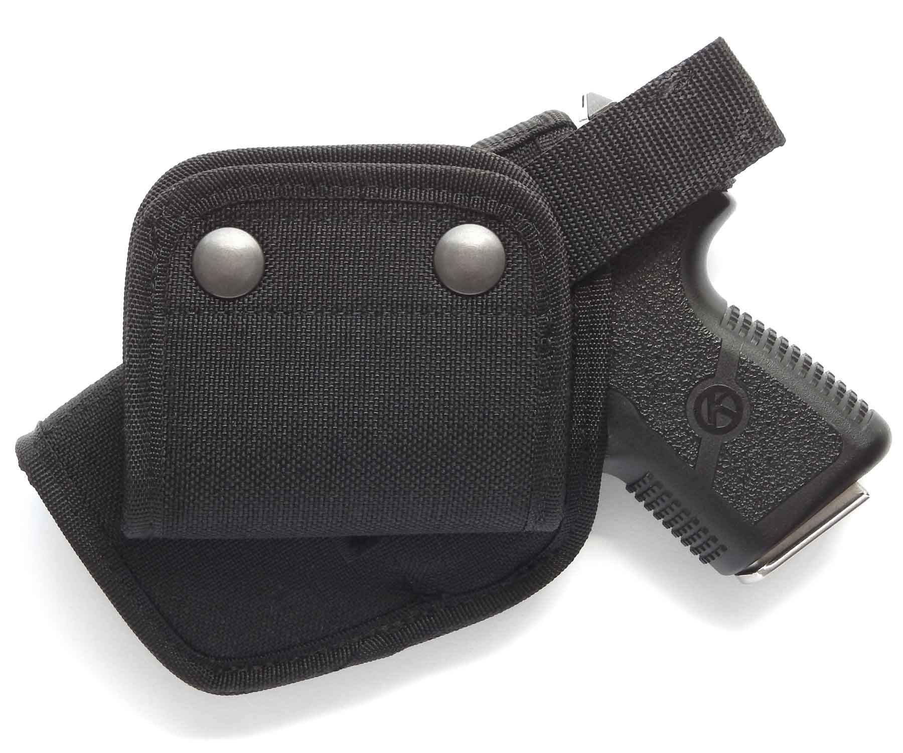 APG Driving Crossdraw Belt Holster (46-26CT: Compatible with Glock 26/43, Ruger LC9 w/Crimson Trace)