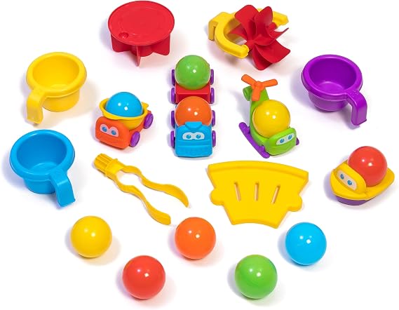 Step2 Ball Buddies Adventure Center Water Table for Kids, Indoor and Outdoor Kids Water Sensory Table Pool, Ages 1.5+ Years Old, 23 Piece Water Toy Accessories, Blue