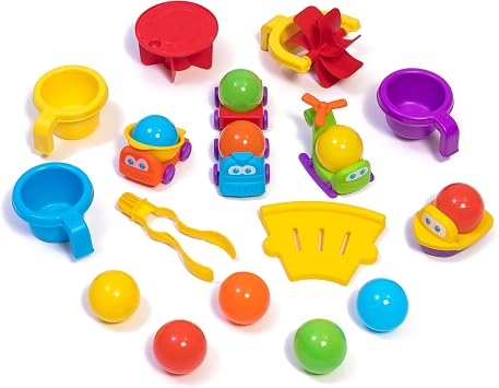 Step2 Ball Buddies Adventure Center Water Table for Kids, Indoor and Outdoor Kids Water Sensory Table Pool, Ages 1.5+ Years Old, 23 Piece Water Toy Accessories, Blue
