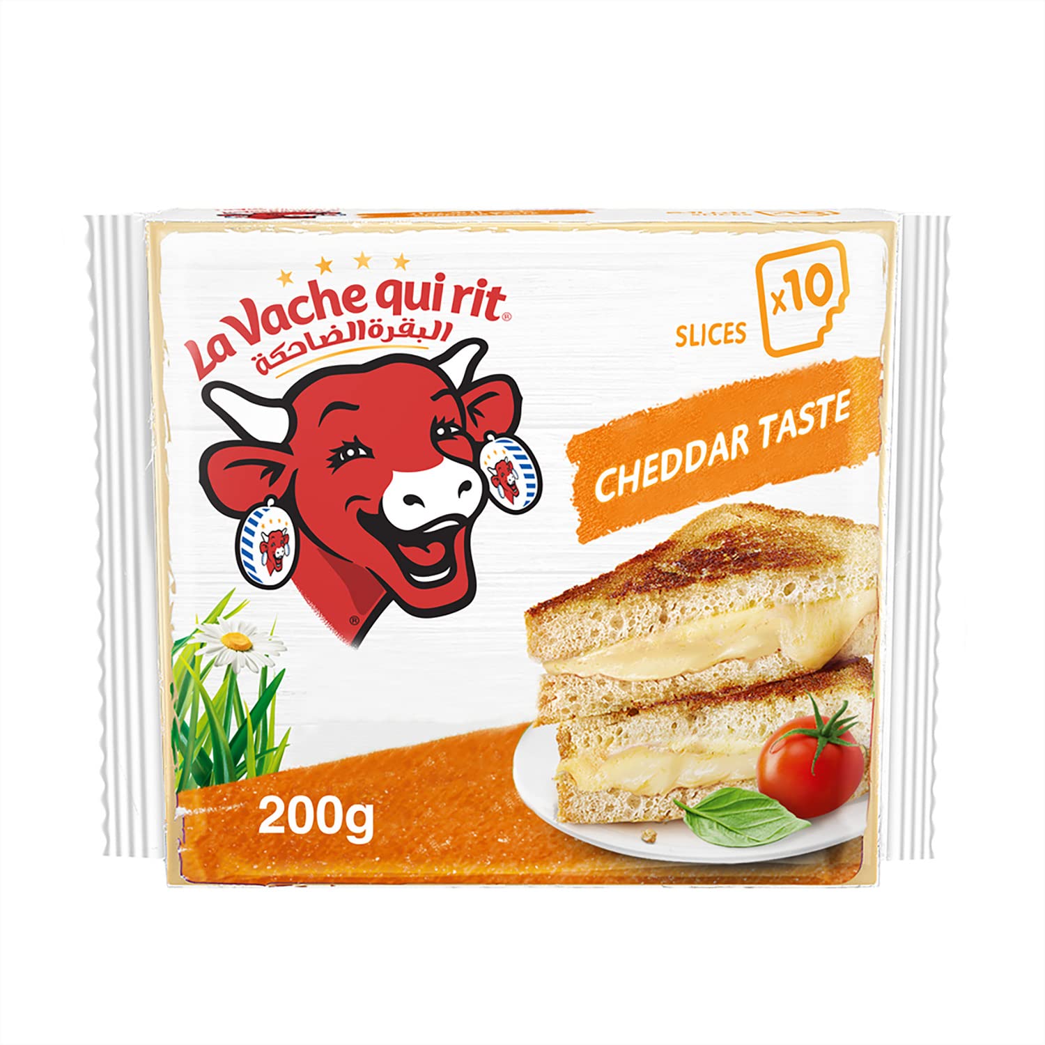 LavquirtCheddar Cheese Slices, 200g - Pack of 1