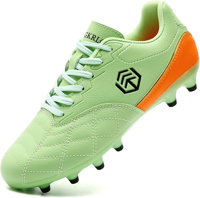 Zapatos de fútbol para niños y niñas, zapatos de fútbol para terreno firme, entrenamiento al aire libre, zapatillas zapatillas, picos profesionales, zapatos de fútbol para césped juvenil, unisex