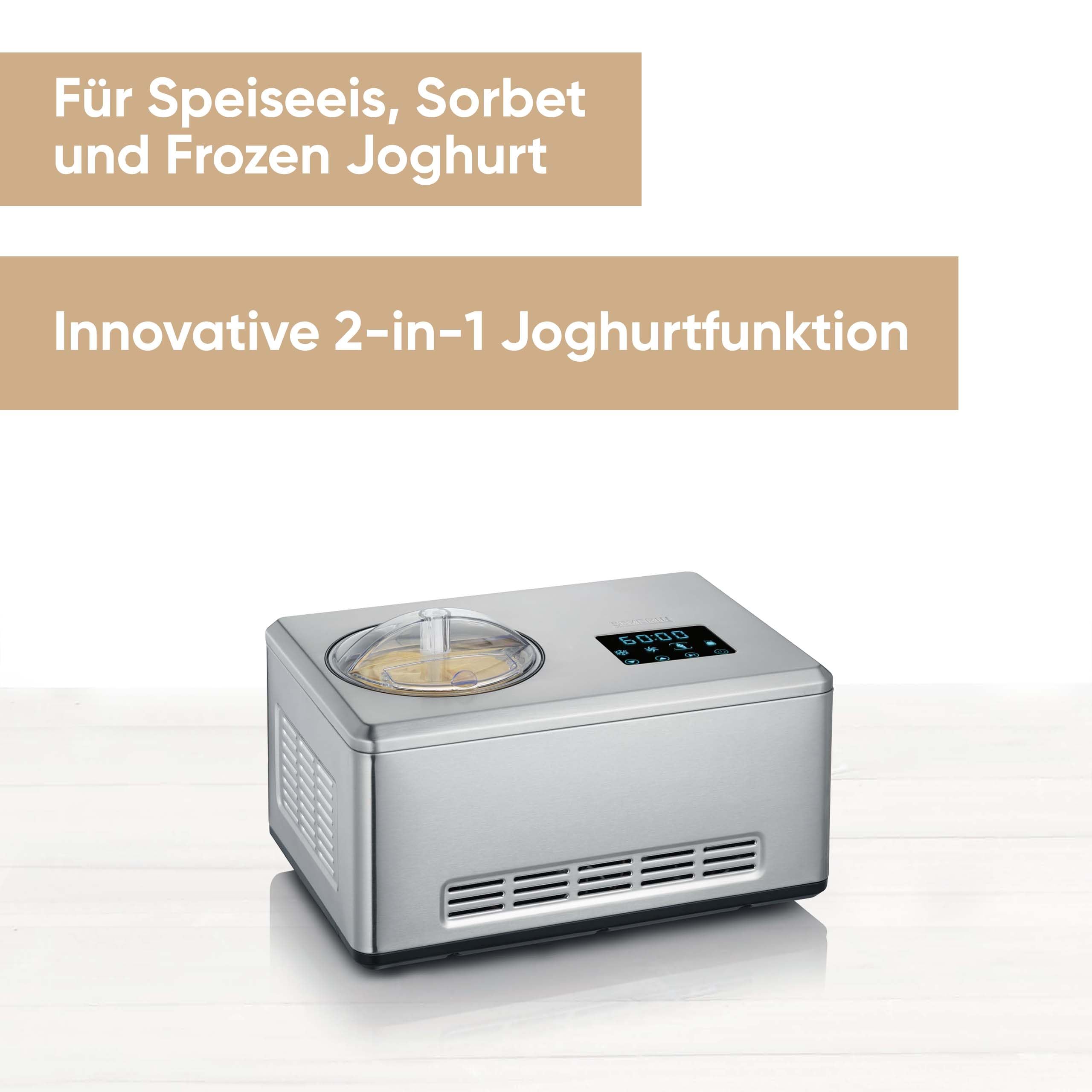 Severin 2-in-1 Eismaschine mit Joghurtfunktion – Bild 2