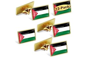 Official Palestinian Flag Lapel Pins in Bulk for Patriotic Expression
