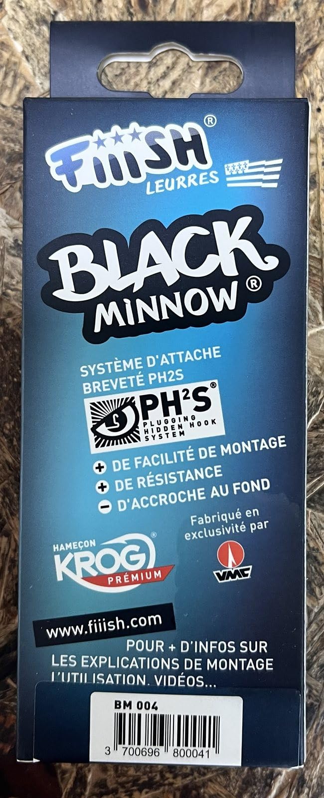 Leurre souple armé Fiiish Black minnow 70 double combo Leurre souple armé Fiiish Black minnow 70 double combo