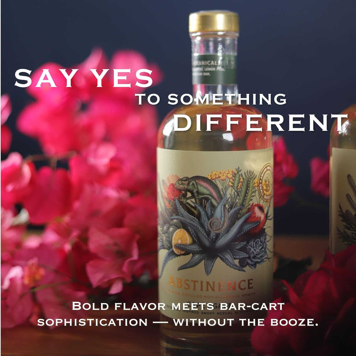 Abstinence Cape Agave, Non-Alcoholic Mezcal Alternative, Smoky, Botanical Inspired, Premium Zero-Proof Spirit, 750ml