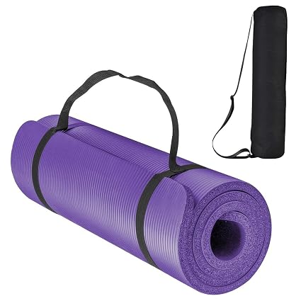 Citroda Yoga Mat 13mm Extra Thick Light Weight Yoga Mat with Carrying Strap and Bag Fitness Mats for Exercise Gym Workout for Men Women (72