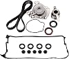 Timing Belt Kit wWater Pump Fit for Honda for Civic 1.6L 1996-2000 for Honda for Civic del Sol 1.6L 1996-1997 Replace Timing Belt OEM - PCI:TS26224