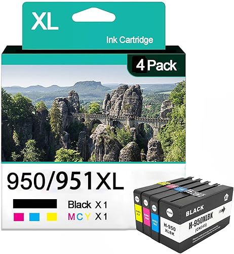 Cartuchos de tinta 951XL 950 compatibles con HP Officejet Pro 8610 8620 8630 8640 8100 8600 8650 8660 8615 251dw 276dw 8625 impresoras de inyección