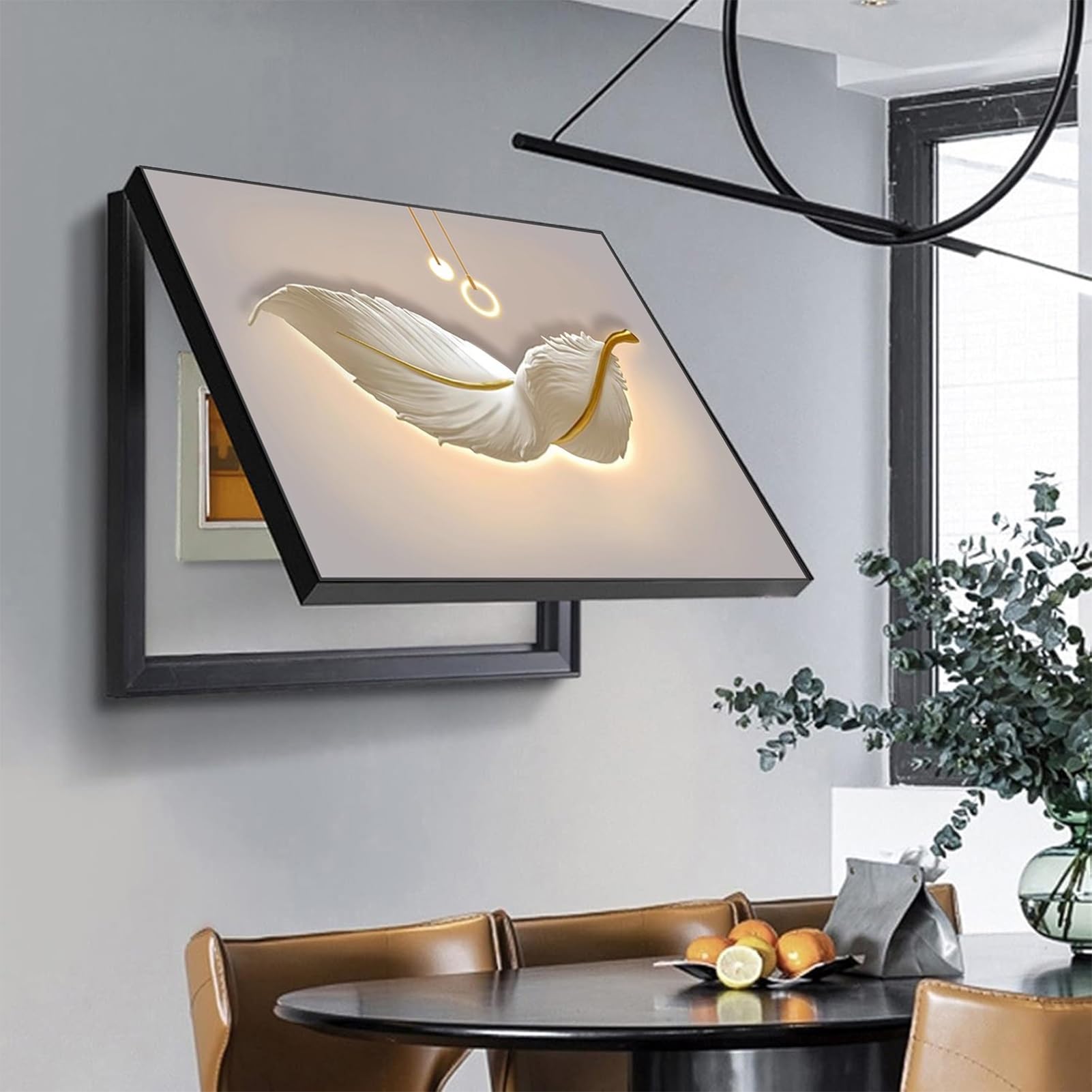 Copertura Decorativa Moderna del Contatore Elettrico Quadro Copri Quadro Elettrico Coperchio Contatore Elettrico Decorativo Quadro Copri Contatore(A,60x50cm)