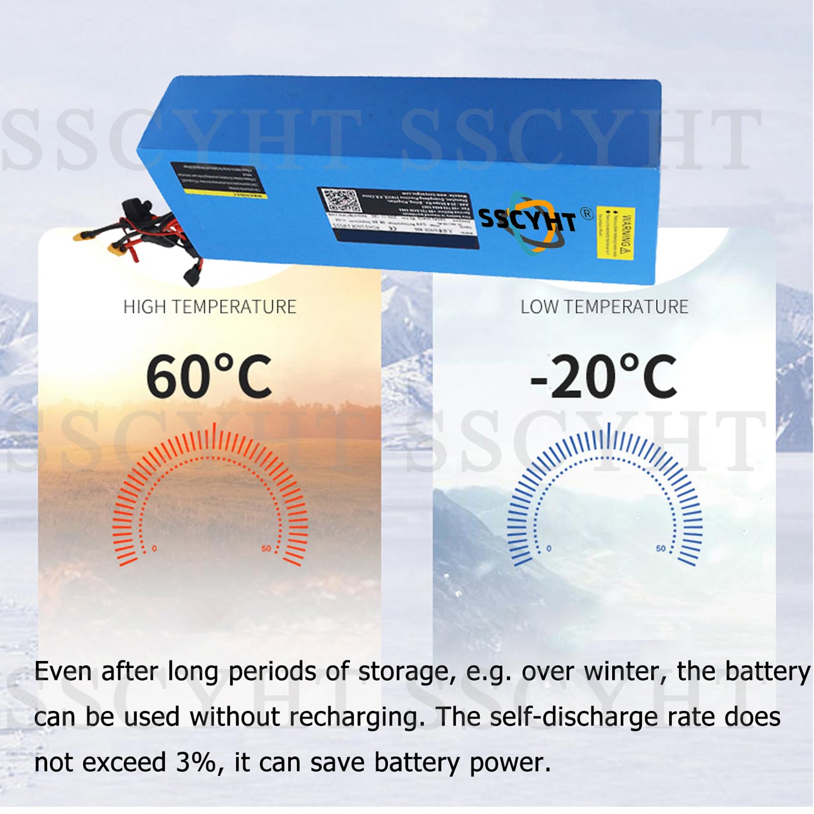Batería Bicicleta eléctrica 52V 60V 15,6Ah 18,2Ah 20,8Ah Paquete baterías Litio Repuesto 60V 12Ah 23,4Ah 26Ah Accesorio para Patinete eléctrico Kits Motor 500W 1000W 1500W