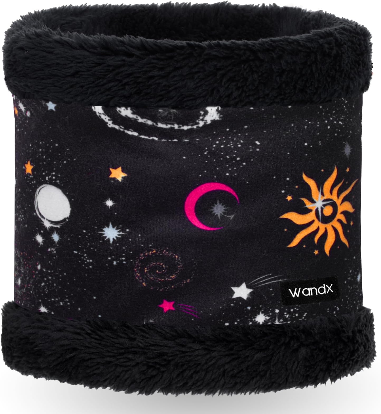 Kids Neck Gaiters Winter Cute Print Fleece Lined Neck Warmer Windproof Face Cover for Boys Girls