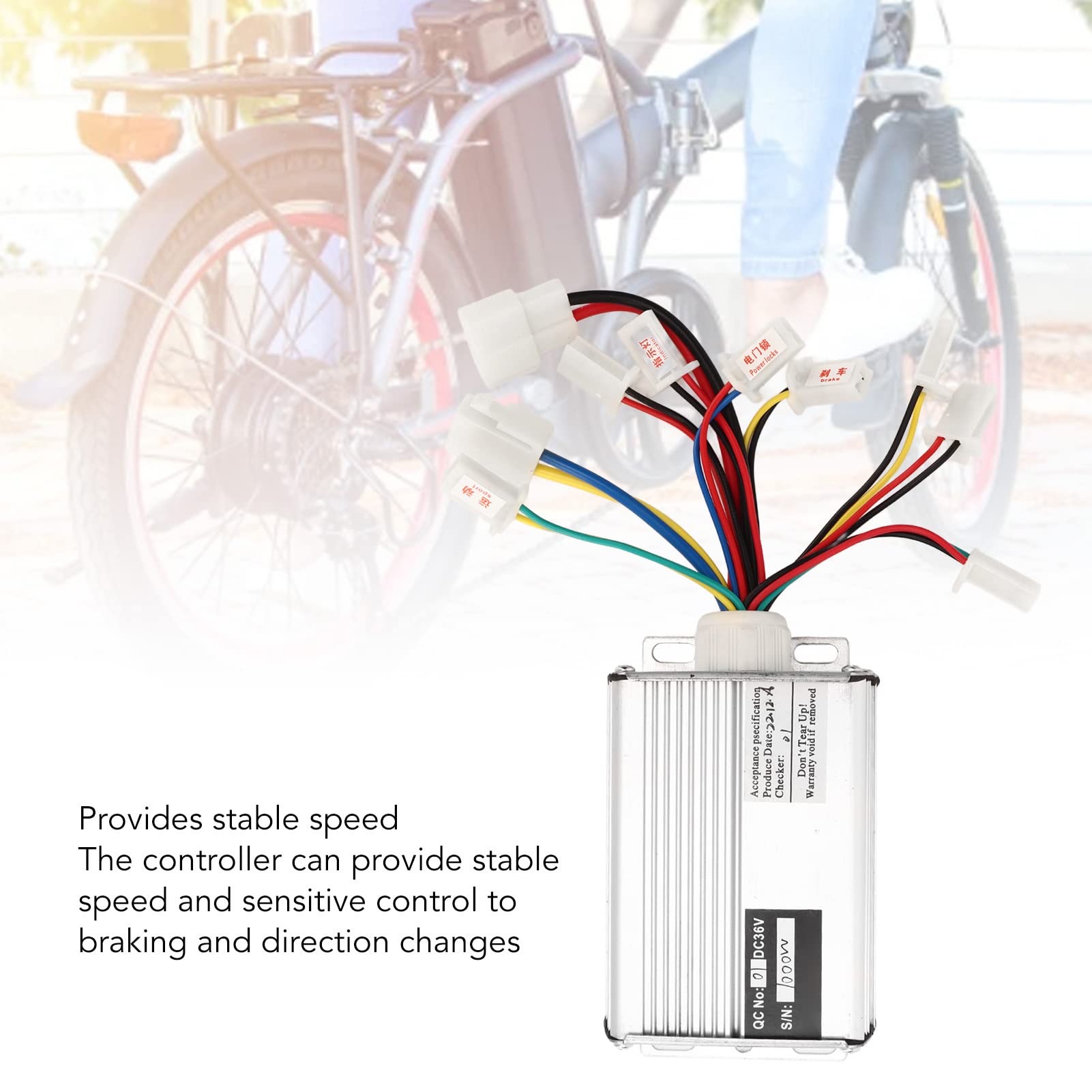 36 V 1000W gebürsteten Motor Controller GRAP Grip Set Electric Scooter Controller Set Motor Control -Einheit mit elektrischem Stromverriegelungsschloss für Fahrradmodifikation