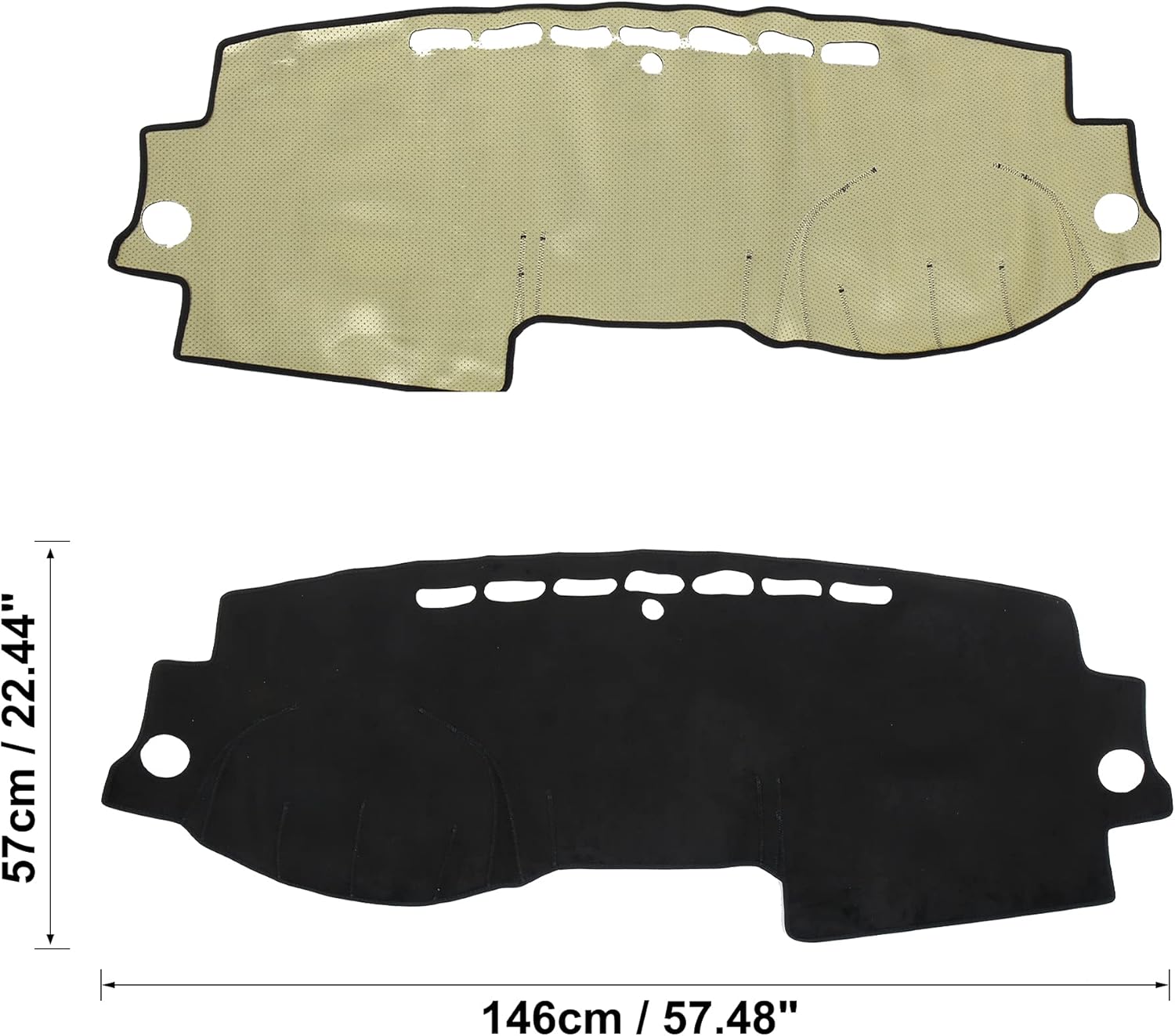 X AUTOHAUX Car Dashboard Cover Nonslip Mat Protector Carpet for Honda CRV 2007 2008 2009 2010 2011