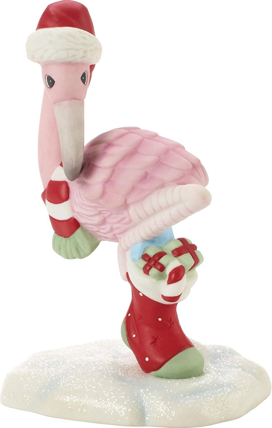 Precious Moments 201015 Wishing You an Out-Standing Christmas Annual Animal Bisque Porcelain Figurine