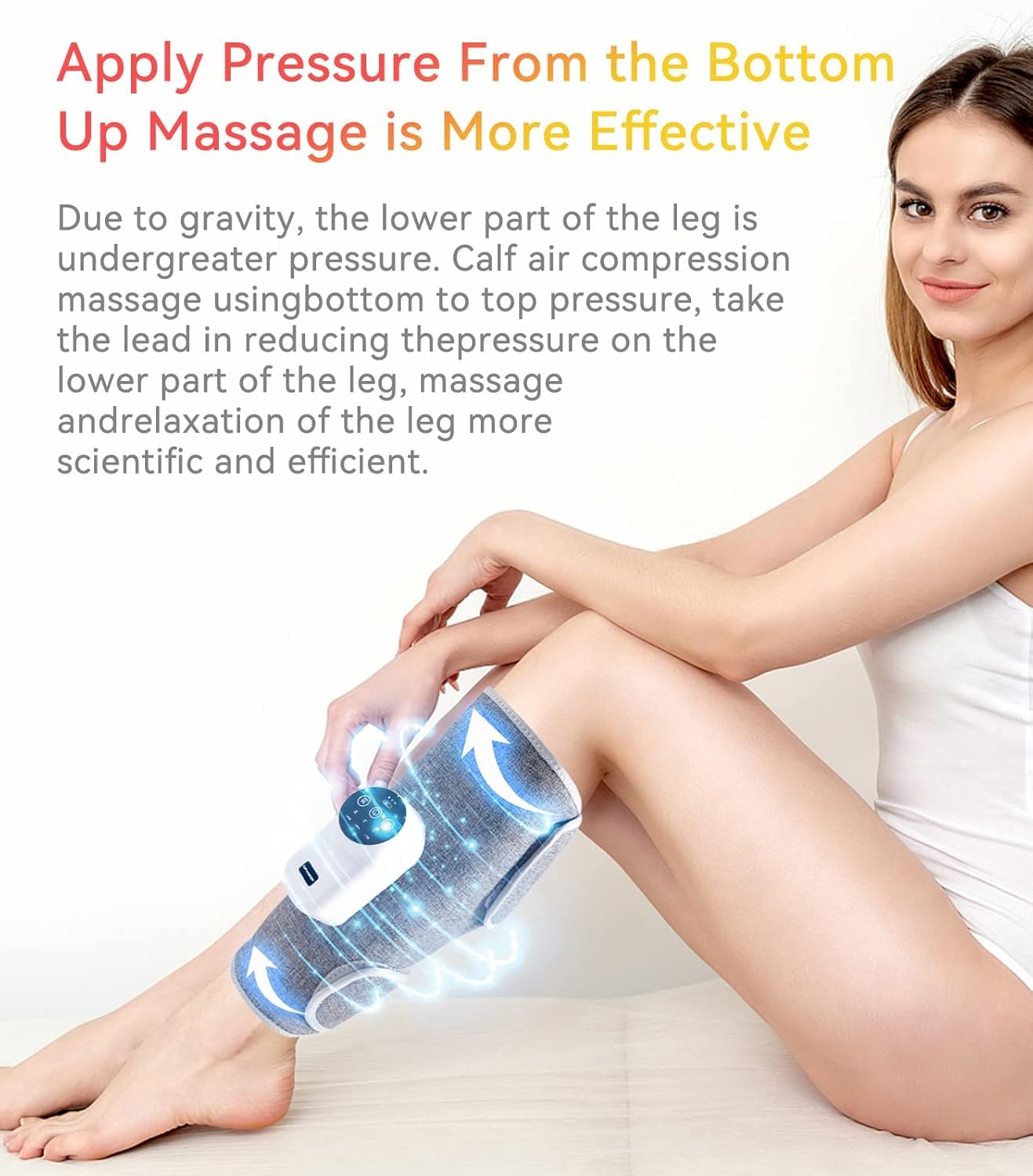 SGMSC Leg Massager Pain Relief, Calf Air Compression Massager with Heat, Leg Massager with 3 Intensities, 3 Modes, Easy to use, Muscle Relaxation, Gifts (1 PC) NOT PAIR SGMSC Leg Massager Pain Relief, Calf Air Compression Massager with Heat, Leg Massager with 3 Intensities, 3 Modes, Easy to use, Muscle Relaxation, Gifts (1 PC) NOT PAIR