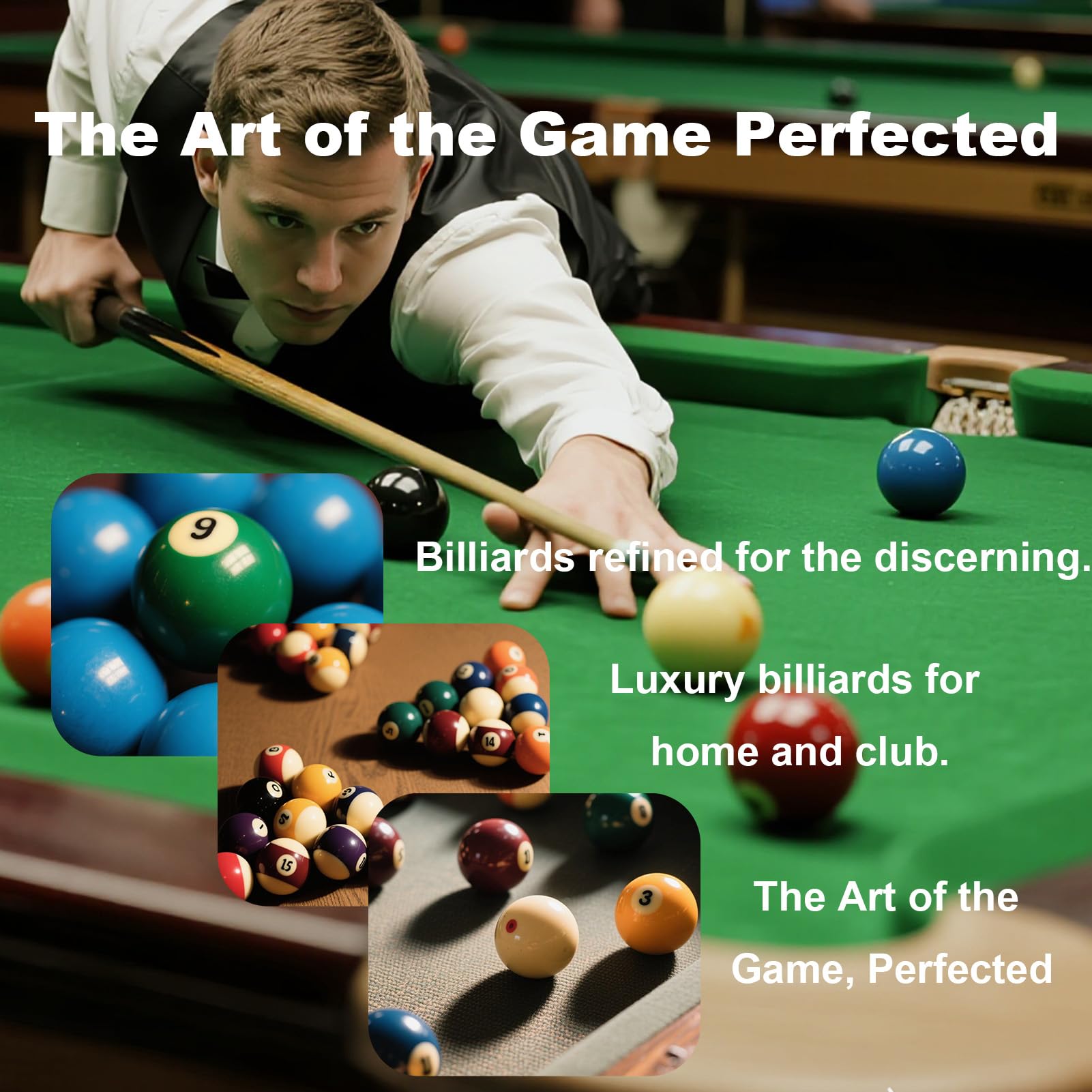 Boules De Billard Professionnelles 57.2mm - Jeu De 16 Boules De Billard Américain pour Table De Billard
