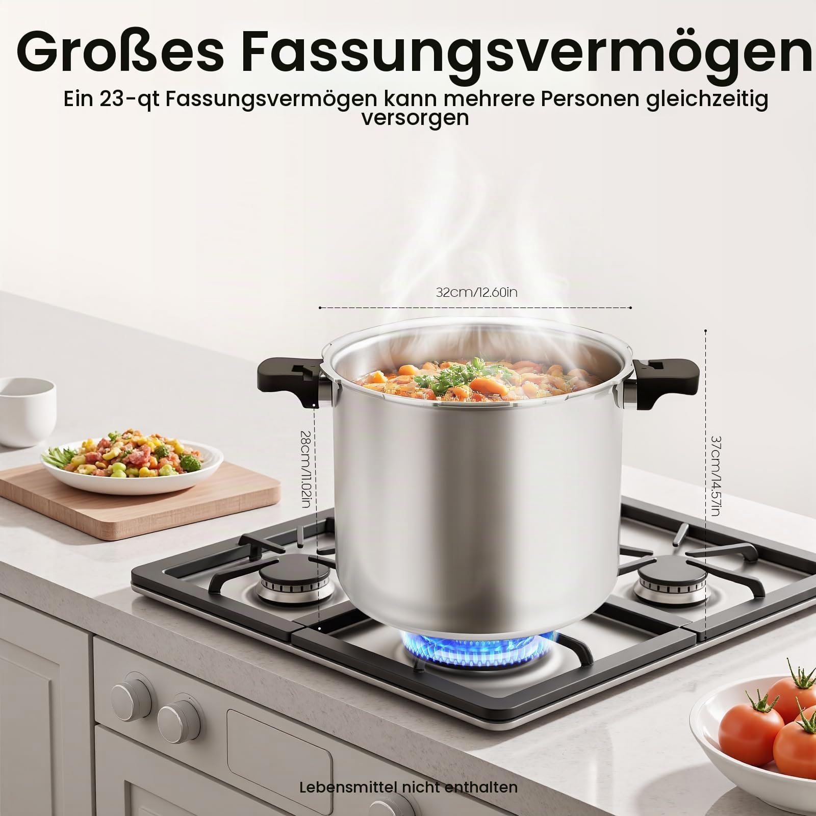 22L Schnellkochtopf 23Qt Aluminiumlegierung pressure cooker