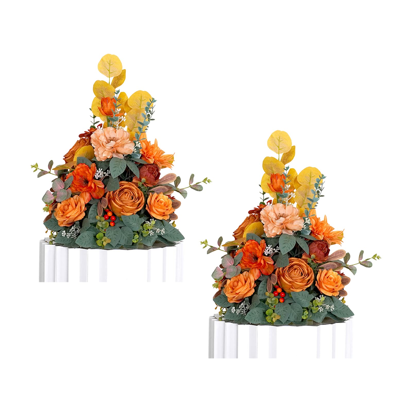 Cocoarm Fiori Artificiali di Seta, Fiori Artificiali, Bouquet di Stoffa di Seta, Fondo in Schiuma per Decorazione del Matrimonio, Diversificato e Colorato con Diversi Effetti Visivi (C)
