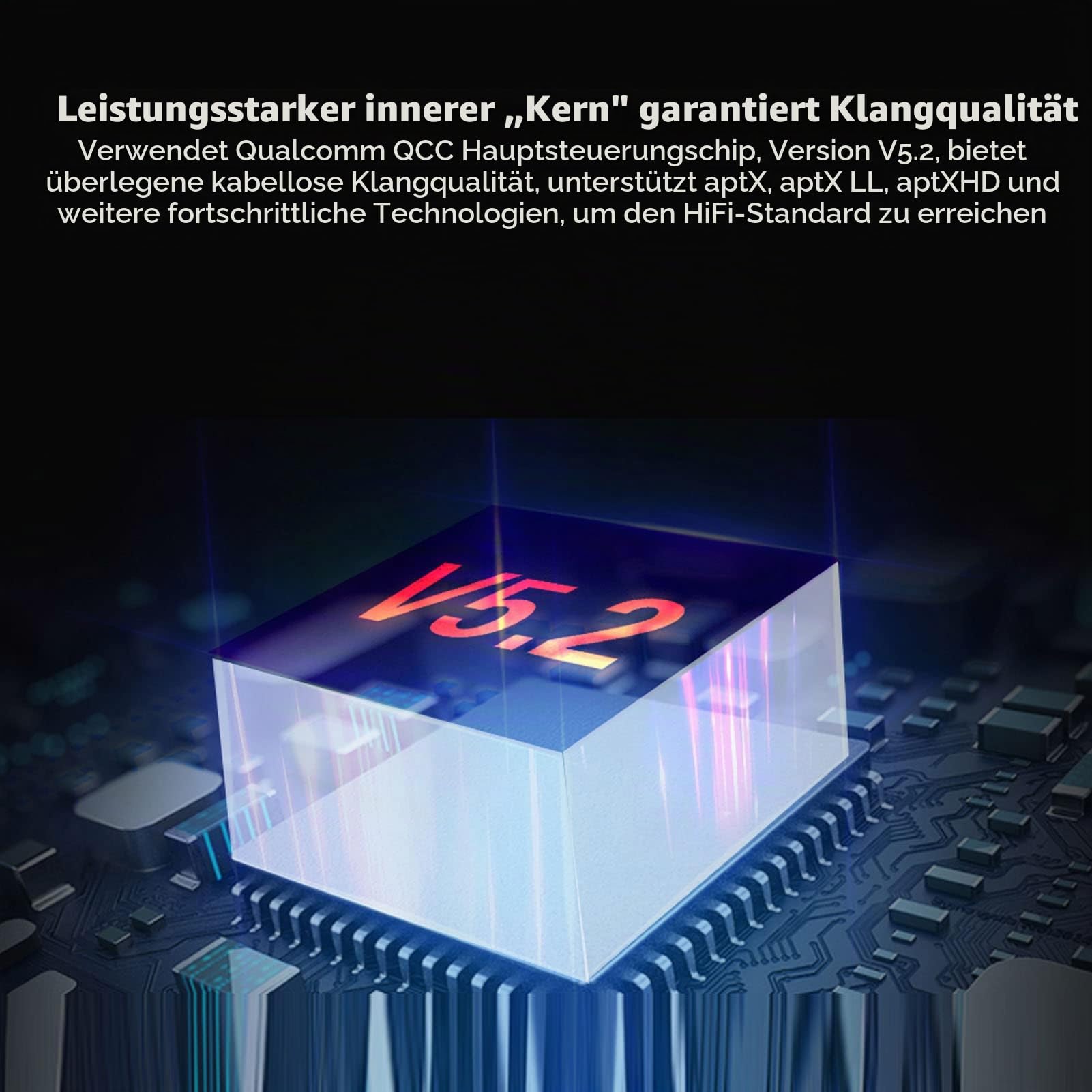 Annadue Bluetooth Audio Adapter, aptX Low Latency Bluetooth Transmitter Empfänger für TV PC Heimstereoanlage, aptX Adaptive & aptX HD & aptX LL, 3,5 Mm AUX Schnittstelle, 10M Distanz