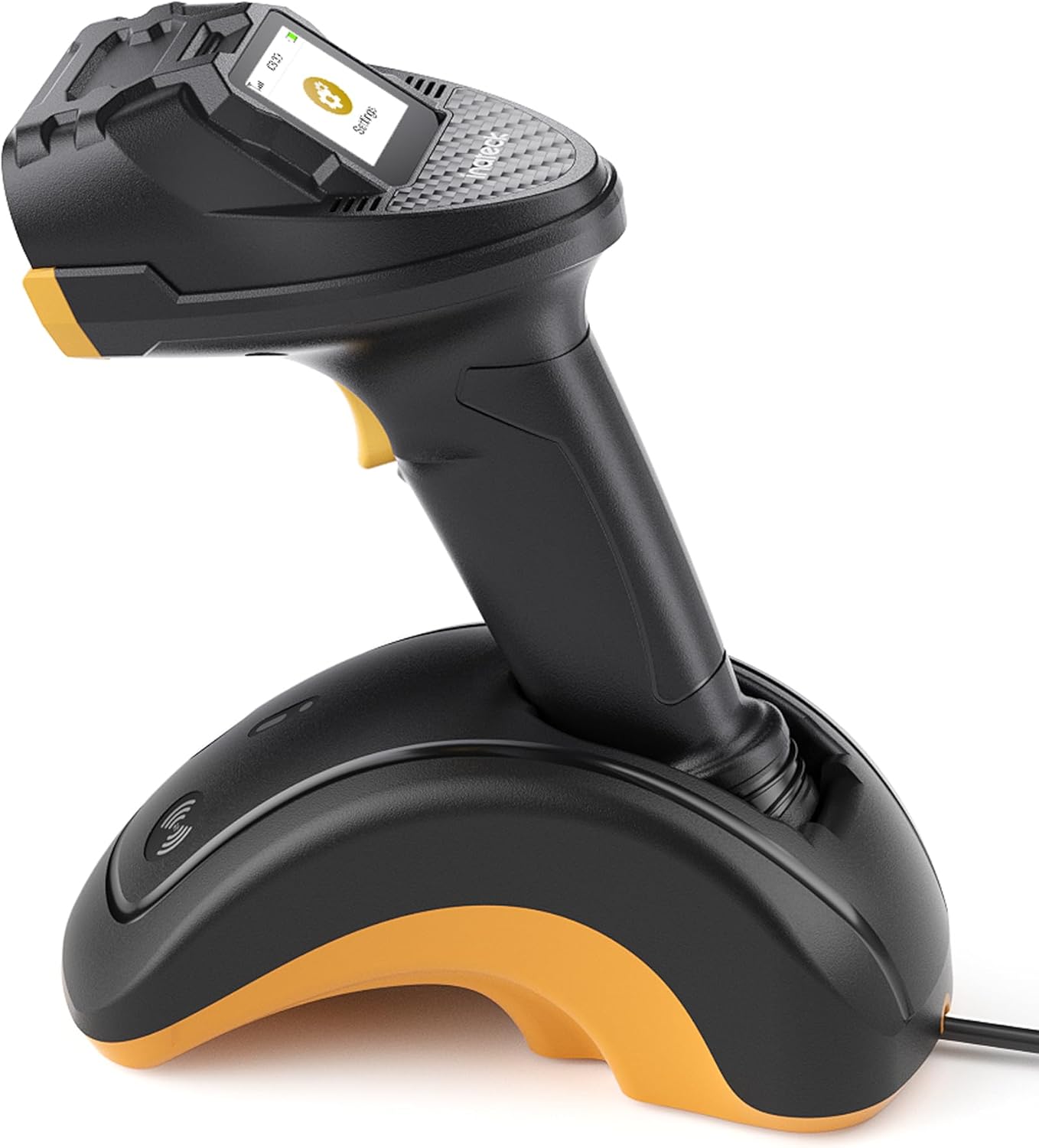 Inateck Wireless Barcode Scanner - 1D/2D QR Code Scanner With Smart Charging Base