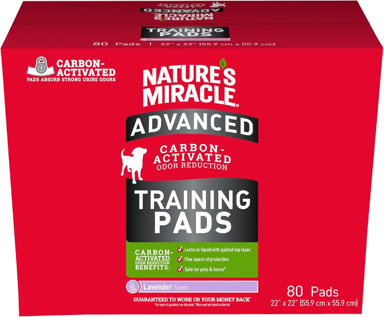 Nature's Miracle NM Advanced Training Pads 2/80 CT