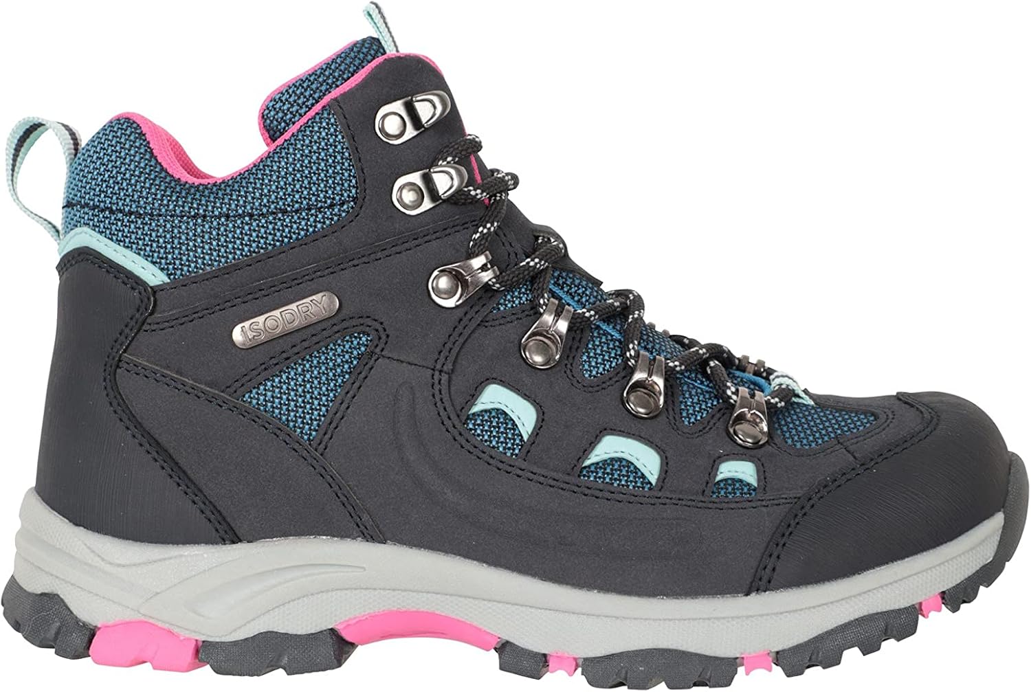 Mountain Warehouse Adventurer Kids Waterproof Boots - IsoDry Footwear with Synthetic Upper, Heel & toe bumpers - For Spring Summer, Hiking, Trekking, Outdoors & Walking 3 71kGL LmGEL. AC SL1500