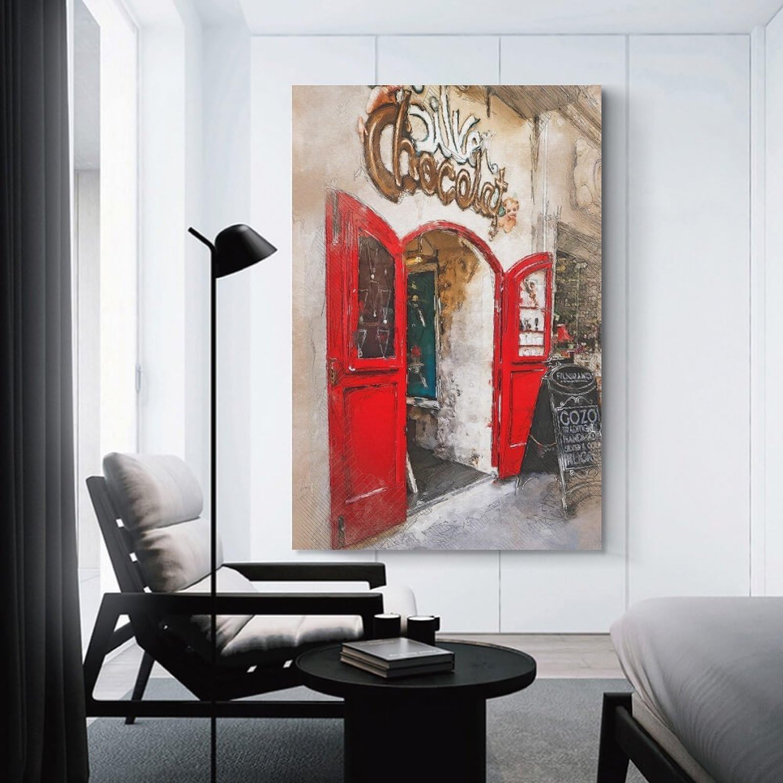 Junmoney Hanging Wall Art Malta Gozo Victoria, 24x36inch(60x90cm), for Contemporary Homes, Apartments Or Offices, Stylish Wall Art for Fresh Spaces