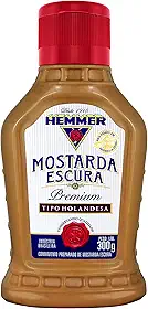 Hemmer Mostarda Escura Holandesa Premium Squeeze 300G