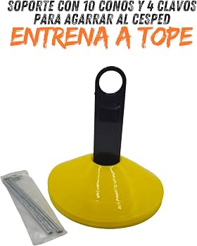 CAPTRONIC Kit De Entrenamiento De Fútbol Completo: Balón PU, Paracaídas De Resistencia, Escalera De Agilidad, Conos Y Bolsa De Transporte