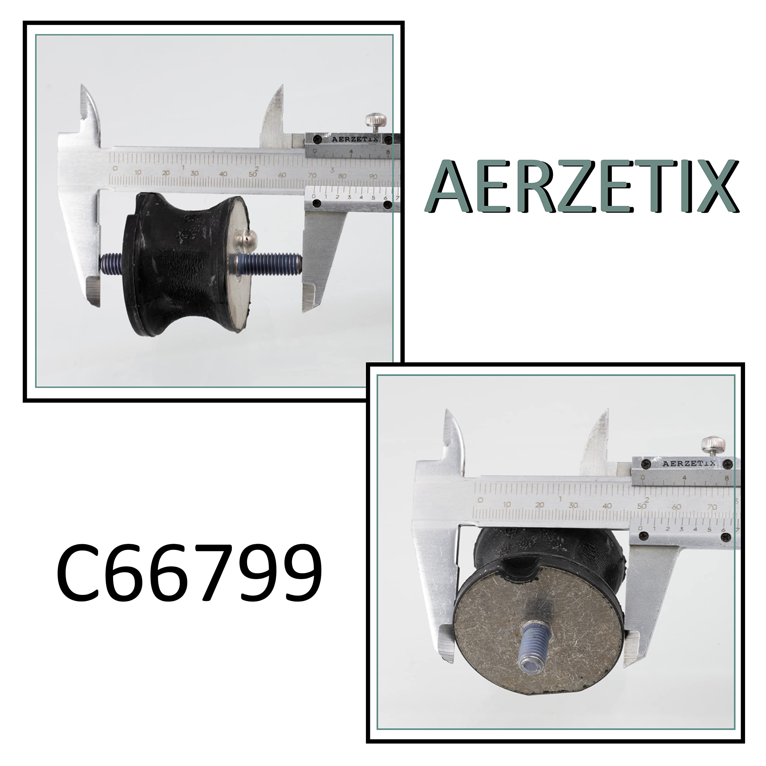 Sospensione Scatola Cambio AERZETIX C66799 Per Auto - Lato Guidatore O Passeggero - OE 1137817 - Foto 2
