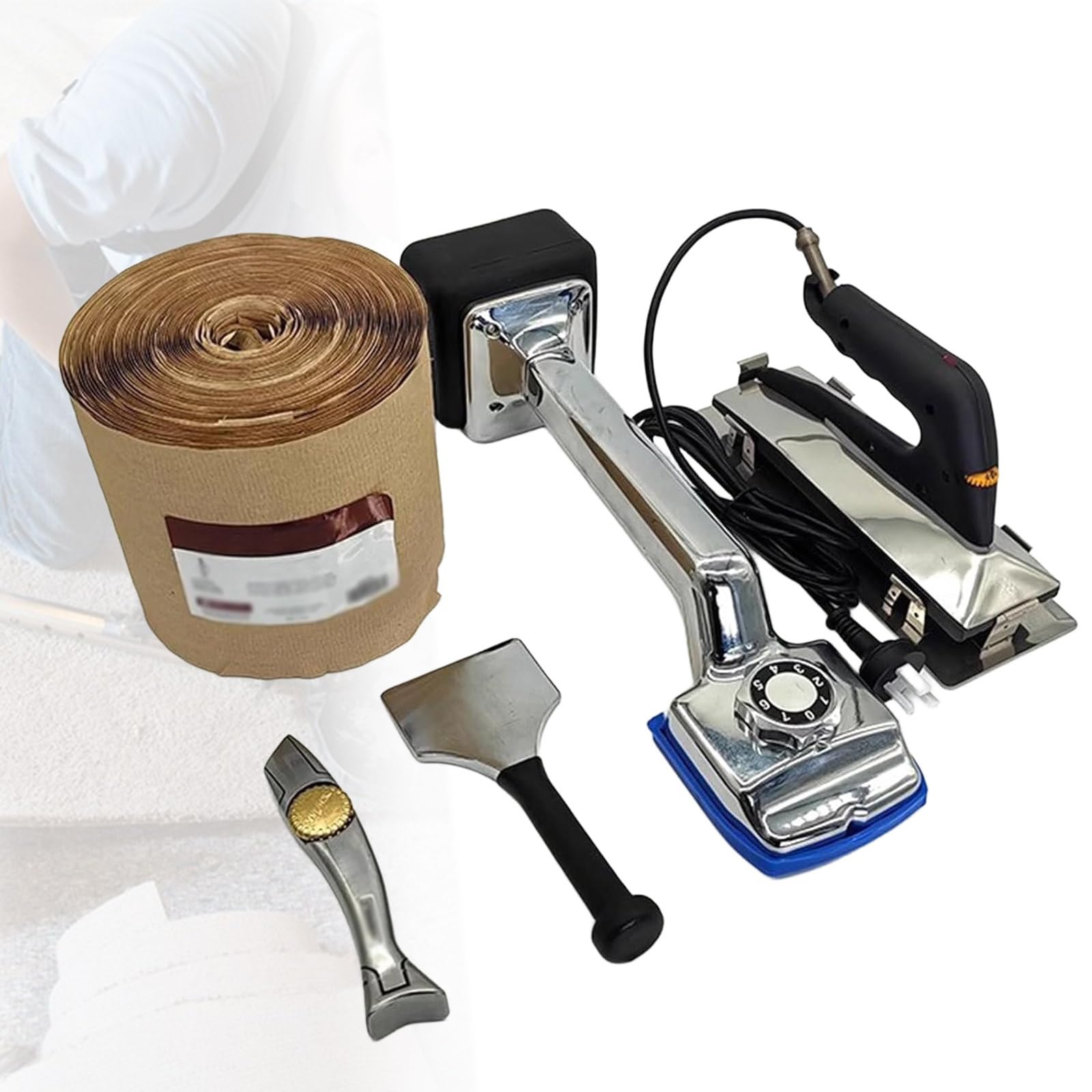 Kit d'outils de civière de moquette réglable pour installation de tapis domestique et commercial, 6 pièces