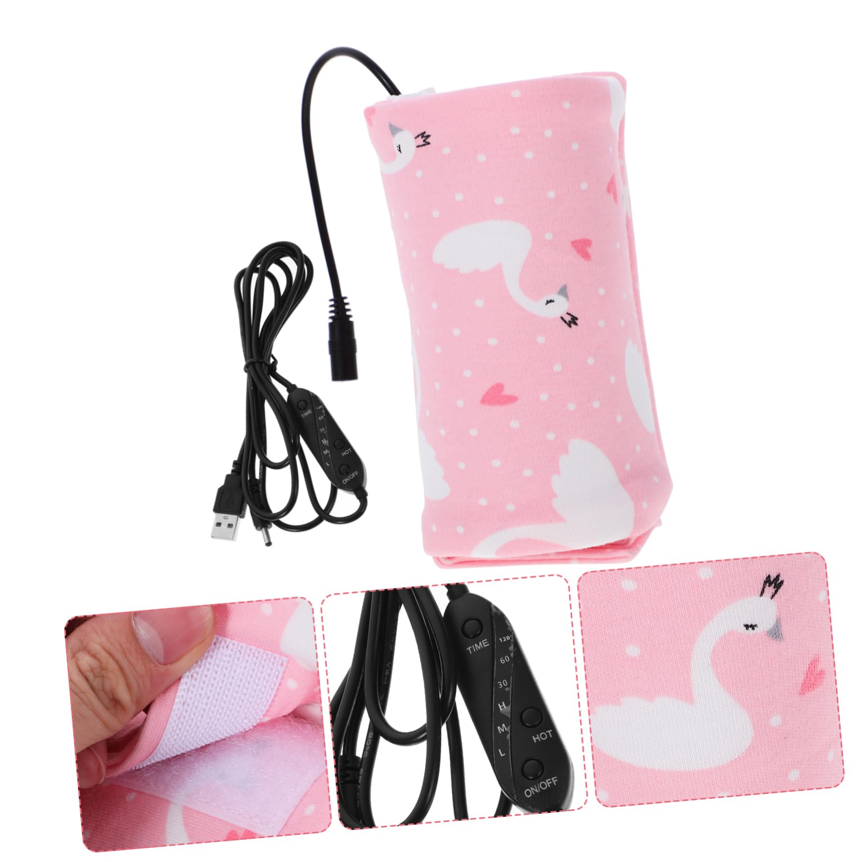 UPKOCH Scalda Biberon Portatile Da 3 Pezzi Borsa Termica Con Copertura Riscaldante Da 2 17 Pollici A 2 76 Pollici