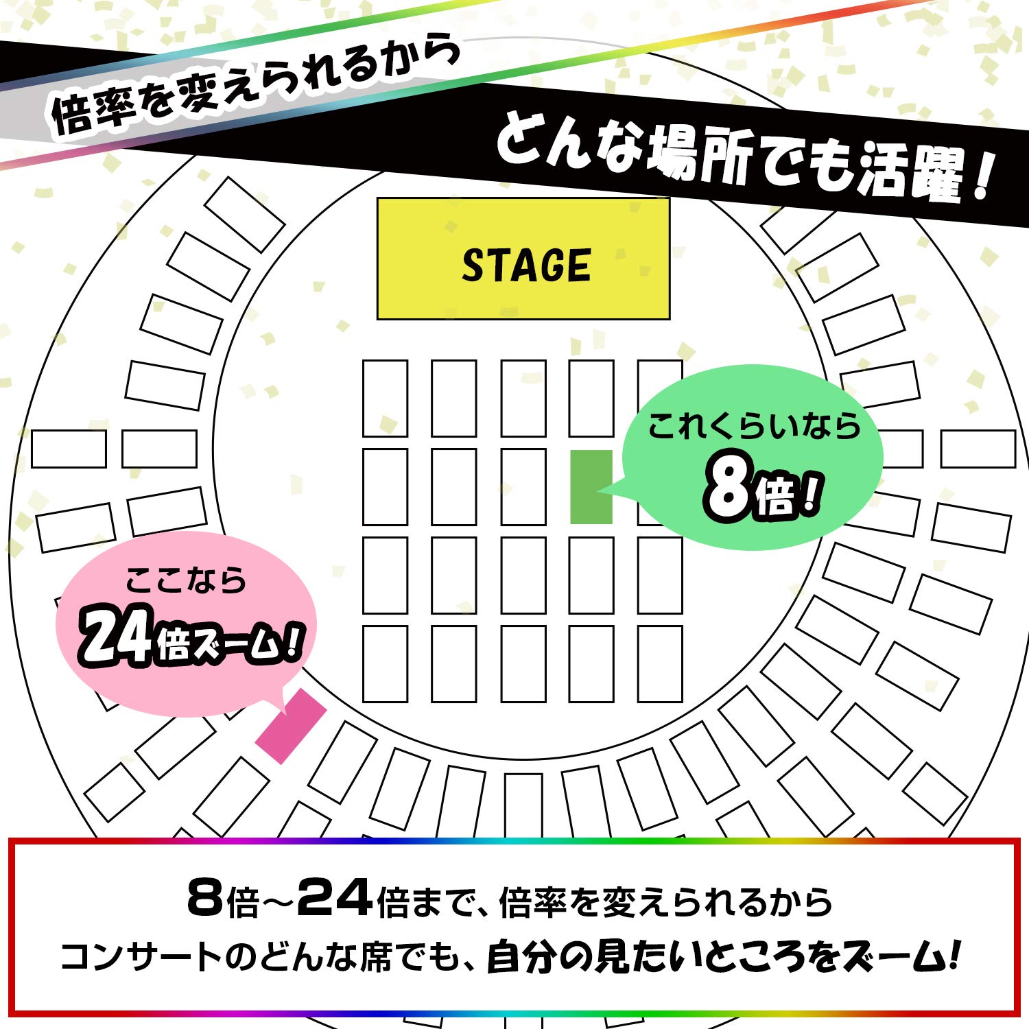 Amazon | Nikon ズーム双眼鏡 アキュロンT11 8-24x25 ポロプリズム式 8