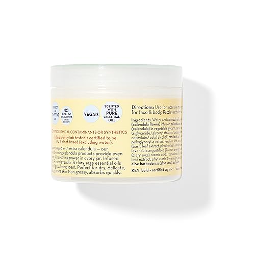 Miniatura 11 de California Baby Crema de caléndula | Crema calmante para bebés | Apto para alergias | A base de plantas | Alivia e hidrata la piel irritada y seca