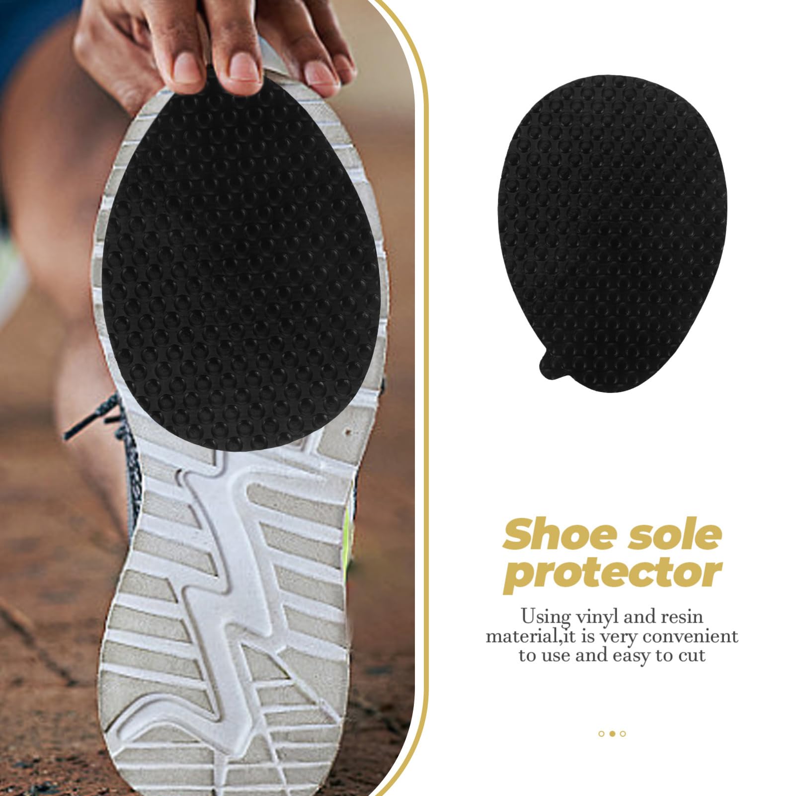 FRCOLOR 50paia Cuscinetti Antiscivolo Per Sole Pad Per Scarpe Protezione Incredibile e Comfort Per Stivaletti e Scarpe Facile Applicazione