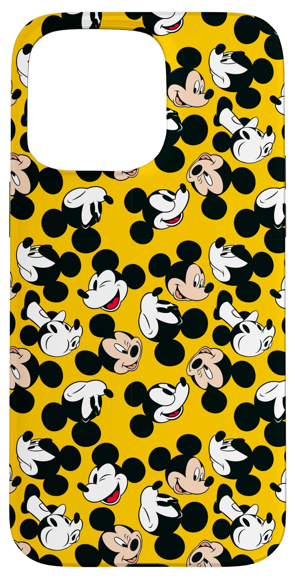 Custodia per iPhone 15 Pro Max Disney Topolino Giallo