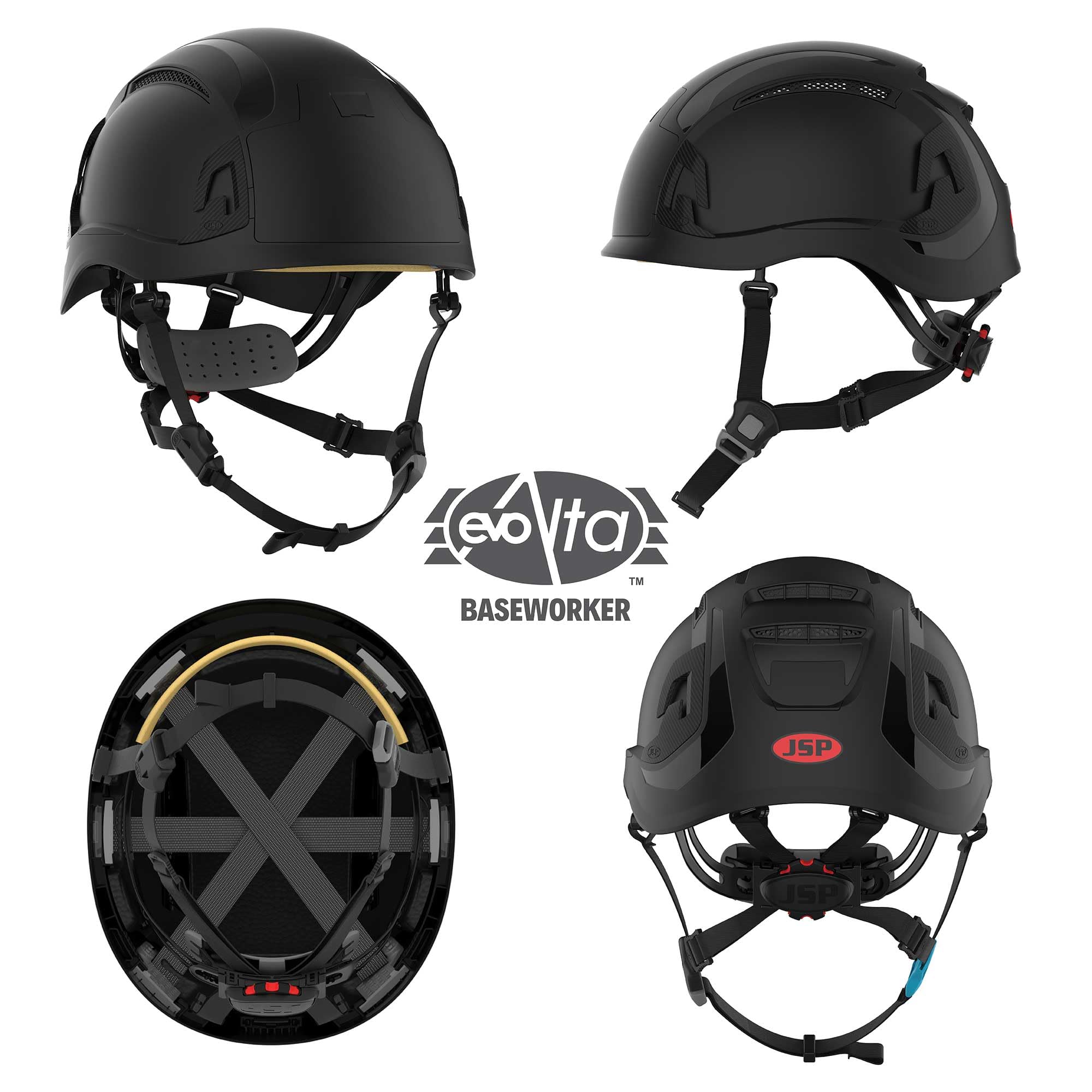 JSP EVO® Alta™ Baseworker™ Safety Helmet - Wheel Ratchet - Vented